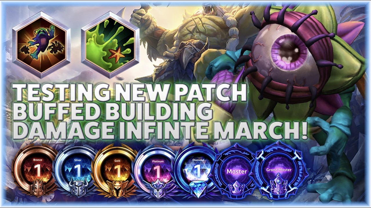 Murky March - TESTING NEW PATCH BUFFED BUILDING DAMAGE INFINTE MARCH! - Bronze to Grandmaster Season