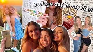 PRODUCTIVE college day in my life at UVA | journaling, partying, working out, & more!