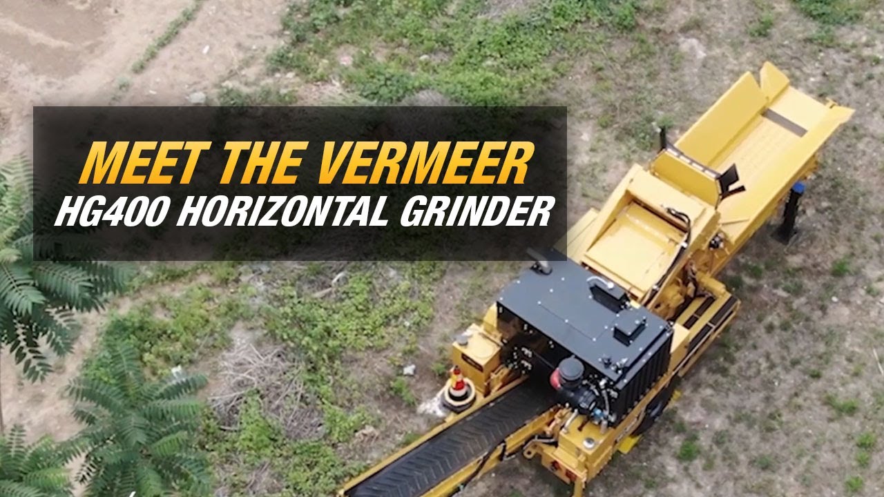 Meet the Vermeer HG400 horizontal grinder