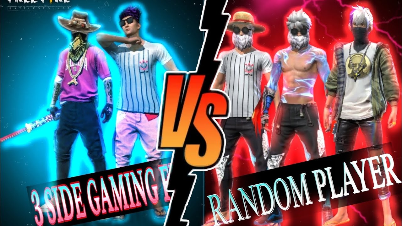 3 Random Grandmaster Player Call Me noob😠 i challenge them 2 v 3 custom ...
