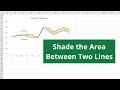 Shade Area Between Lines in Excel Chart 📊