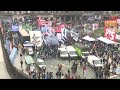 EN VIVO | En rechazo a la ley de tierras; disturbios entre la policía y los manifestantes