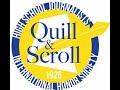 Frederick high school 2024 quill and scroll induction