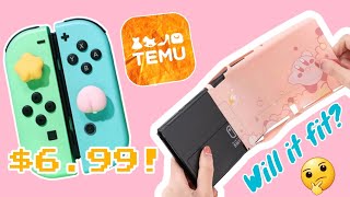 UNBOXING Temu.com | Oled Switch Case Review! ⭐️🧡