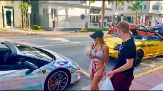 Reverse Gold Digger Prank! Offering Boyfriends Keys to GOLD Bentley & LAMBO for their Girl!