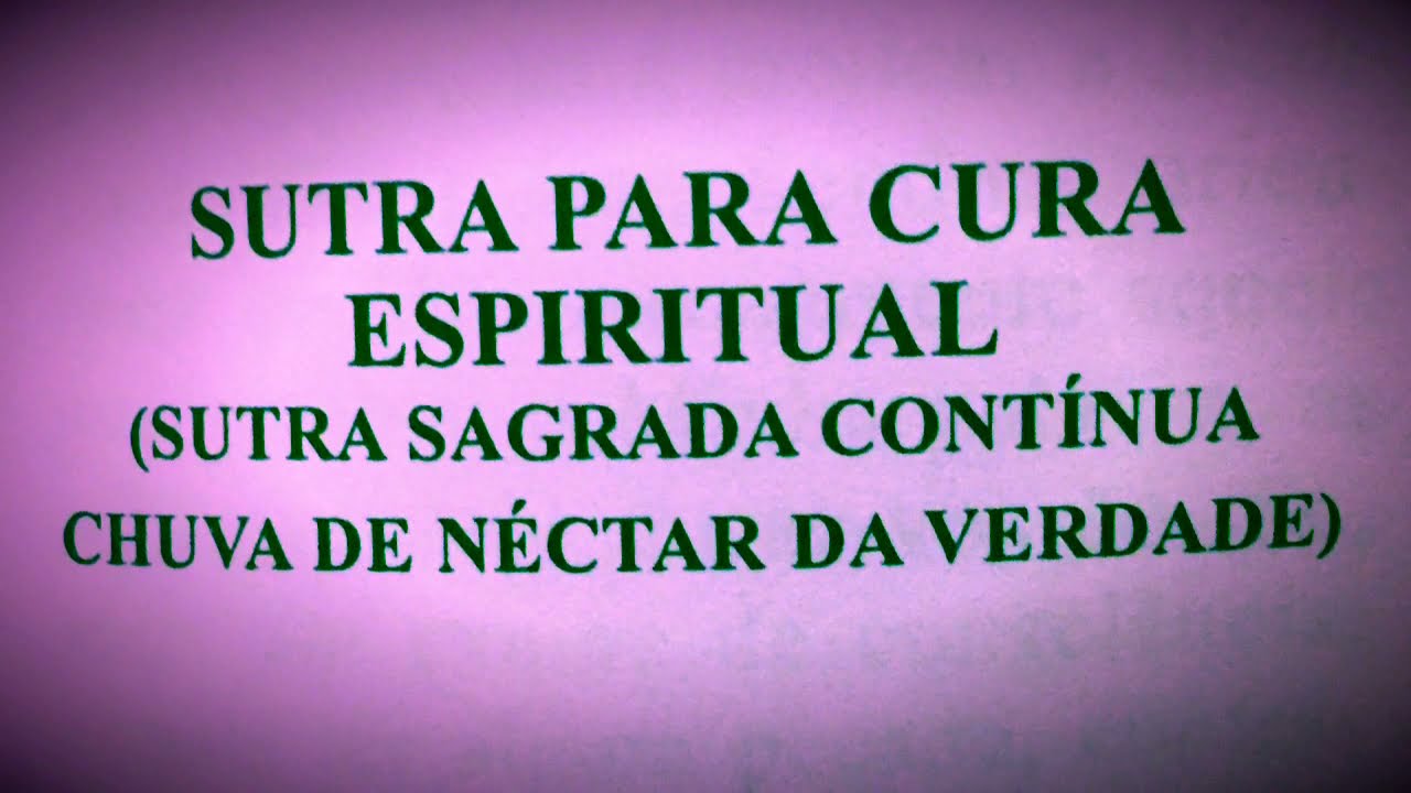 SUTRA PARA CURA ESPIRITUAL
