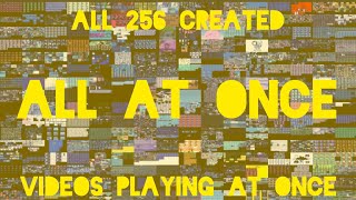 All 256 Created Aao Videos Playing At Once 256 Созданных Видео Вс Сразу