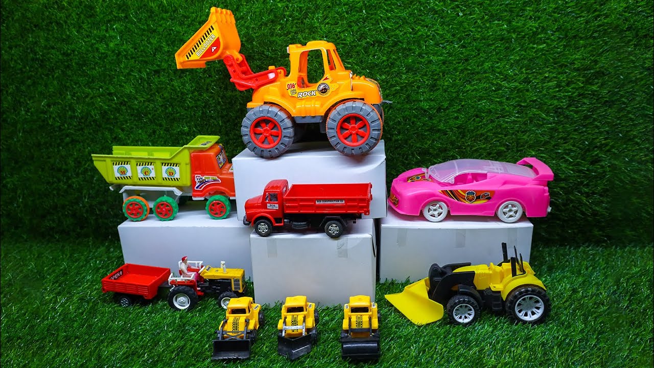 Mini Tractor Unboxing HMT 5911, Fram Tractor Eicher 241 JCB Toy