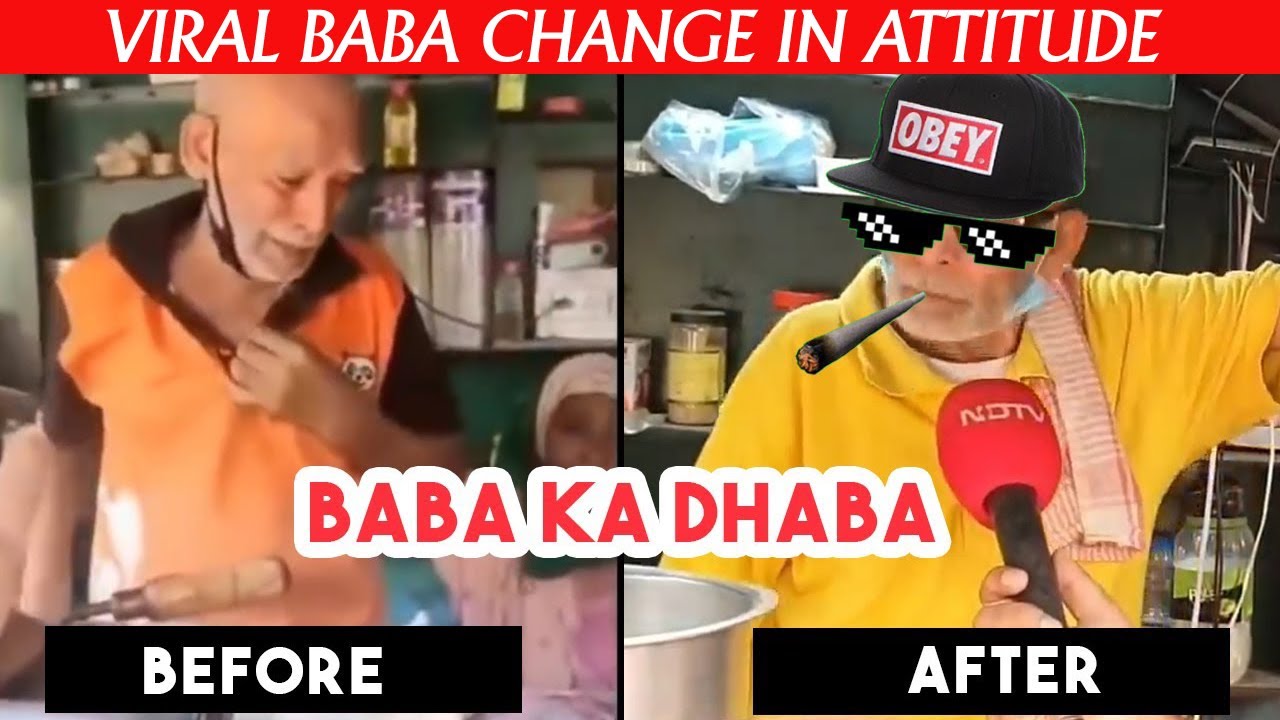 Baba Ka Dhaba Thug Life || EXPOSE Viral, CHANGE ATTITUDE of  BABA Gaurav Wasan swad official - 2020