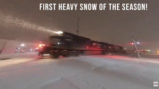 Blizzard Trains in VR! (360 Video)