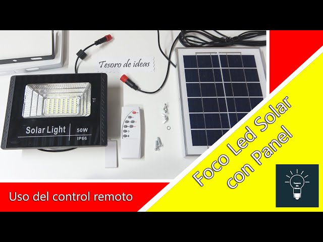 Foco Solar 40w mas soporte