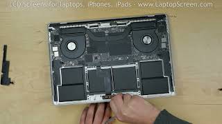 Apple MacBook Pro 15 Model A2141 speakers replacement guide