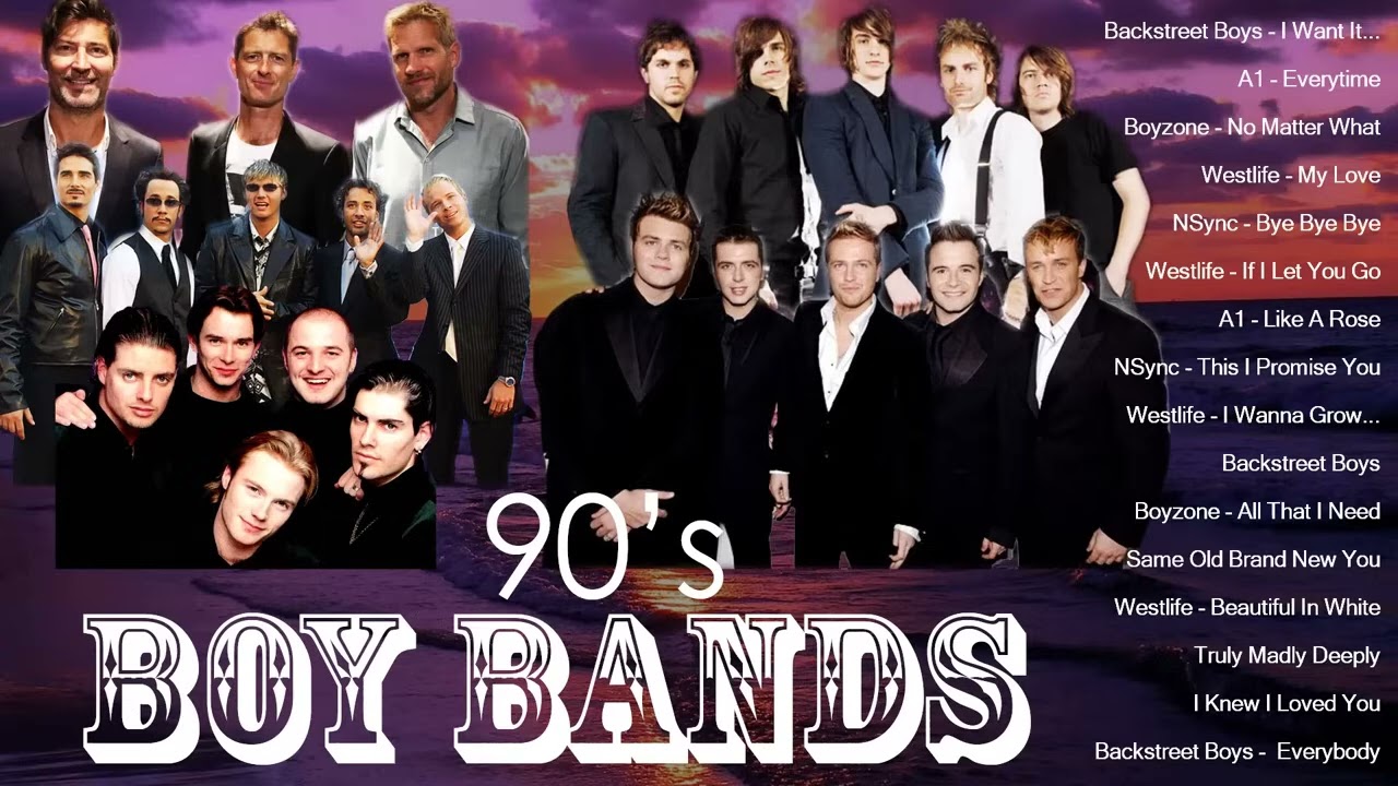 Greatest Boybands Ever, Popular 90s & 2000s Boy Band Hits   Backstreet Boys, Boyzone, Westlife
