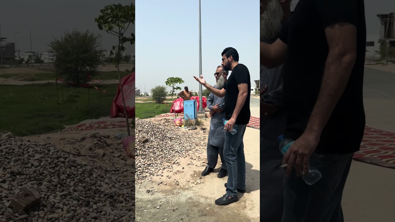 Dha Multan 2 kanal construction project 1st brick ceremony for client 