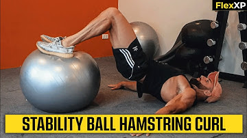 Stability Ball Hamstring Curl Form & Tutorial Guide (30 Seconds) - FlexXP
