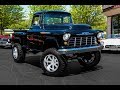 1955 Chevrolet 4x4 Pickup Truck 454 - For Sale - Black