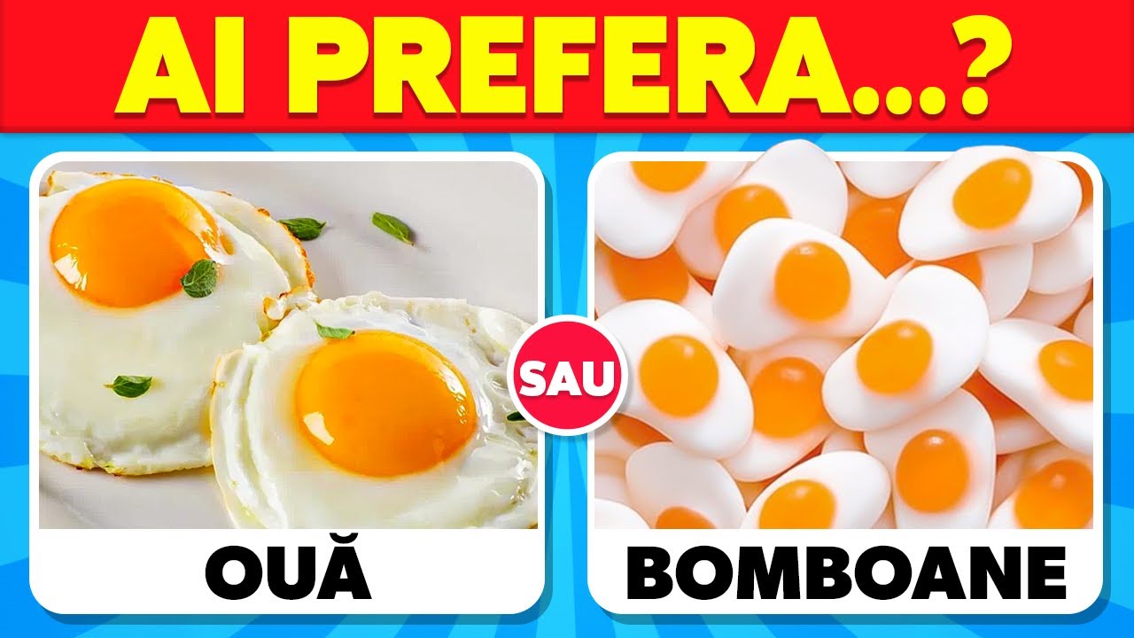 AI PREFERA...? MÂNCARE ADEVĂRATĂ vs BOMBOANE 🍕🍬🍫