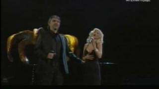 andrea bocelli & christina aguilera somos novios live @ sanremo 2006