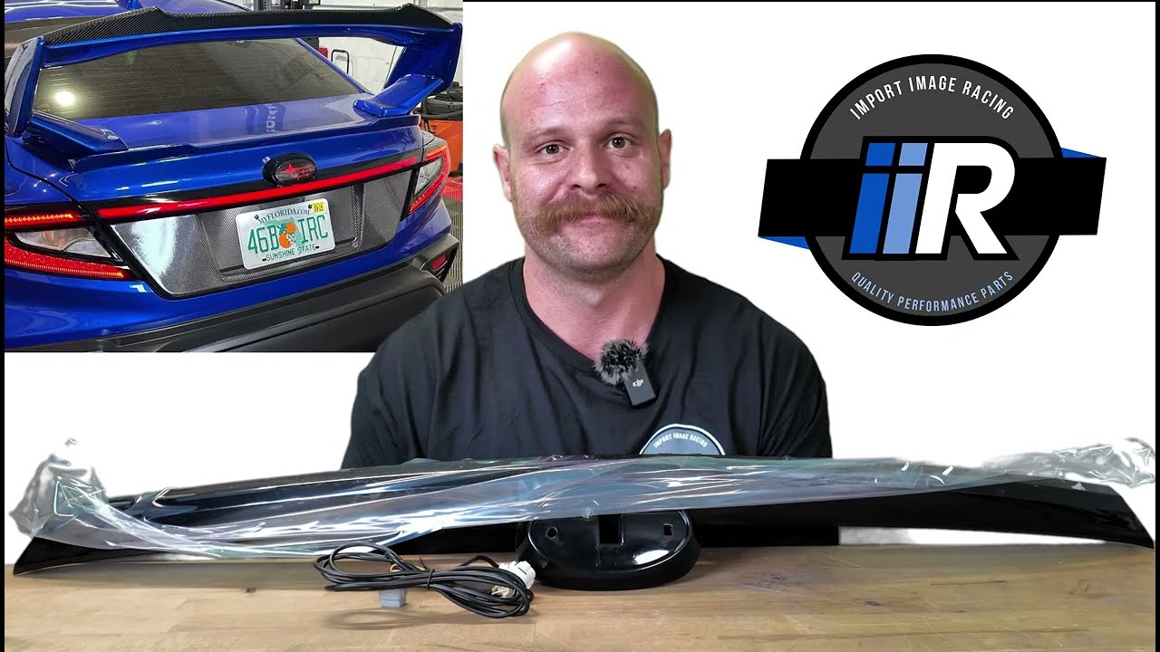 Noble Lux LED Trunk Garnish Tail & Brake Light Subaru WRX 2022-2026 | Smoked Lens | Plug & Play