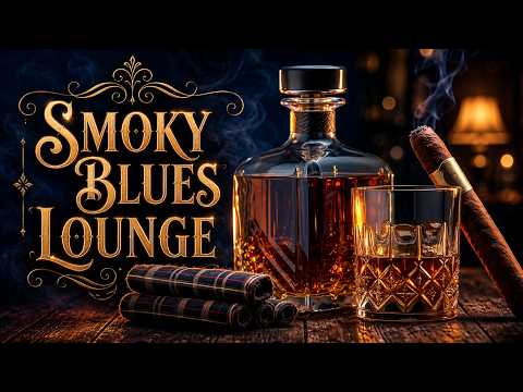 Cover Smoky Blues Lounge Music | Blue Whiskey Jazz, Deep Soul & Slow Guitar Night Vibes