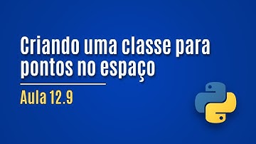 [Python] Aula 12.9 - Criando uma classe para pontos no espaço (exemplo)