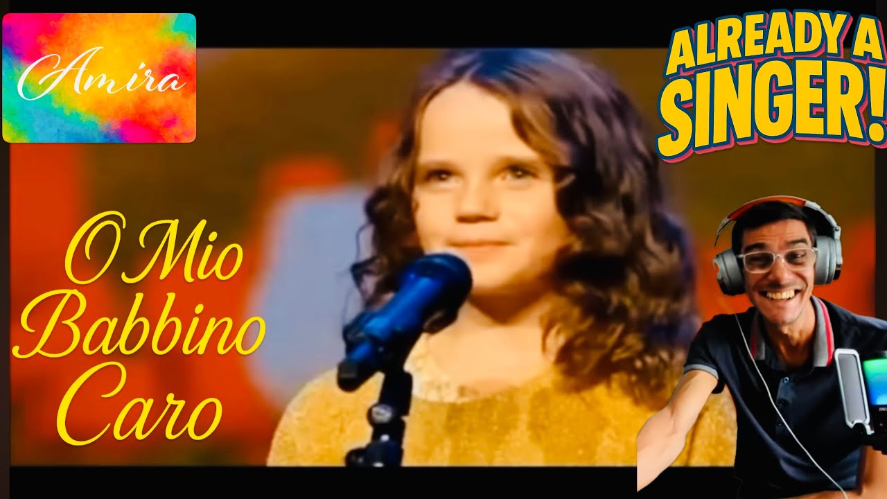 FIRST TIME SEEING AMIRA WILLIGHAGEN SING - O MIO BABBINO CARO - HGT | UK SONG WRITER KEV REACTS