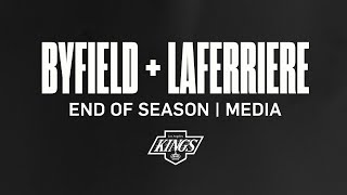 Quinton Byfield & Alex Laferriere | 2023-24 LA Kings End of Season Exit Interviews