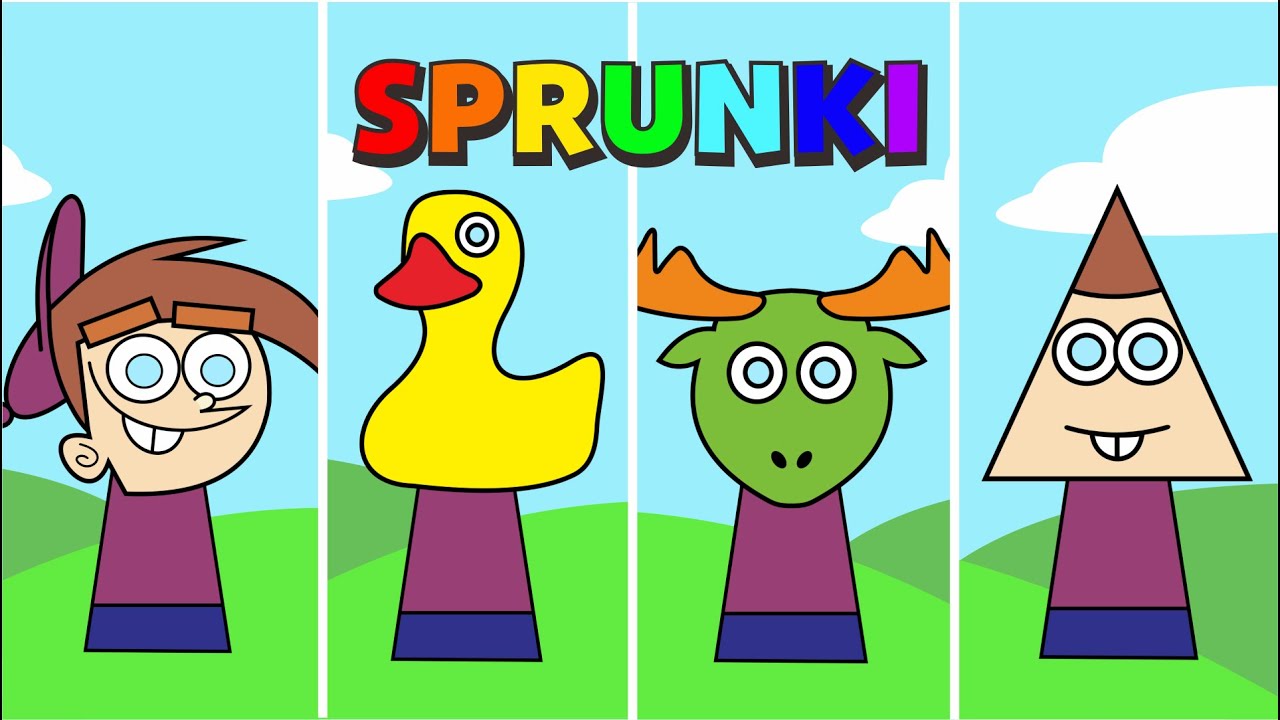 Timmy Sprunki Coloring Sprunki 🌈 Sprunki OC Timmy Turner ️ Sprunki Papercraft 💕 ...