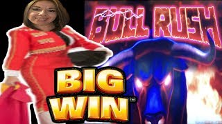 BIG WIN on Bull Rush 💰💰 Slot Queen is running with the bulls - OL'E 💥 screenshot 2