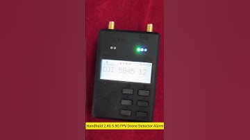 Handheld 2 4G 5 8G FPV Drone Detector Alarm Portable UAV Finder Tracker Single Soldier Anti UAV DJI