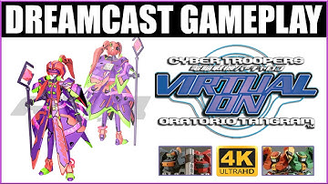 Cyber Troopers Virtual On: Oratorio Tangram - Dreamcast Gameplay - Angelan - 4K