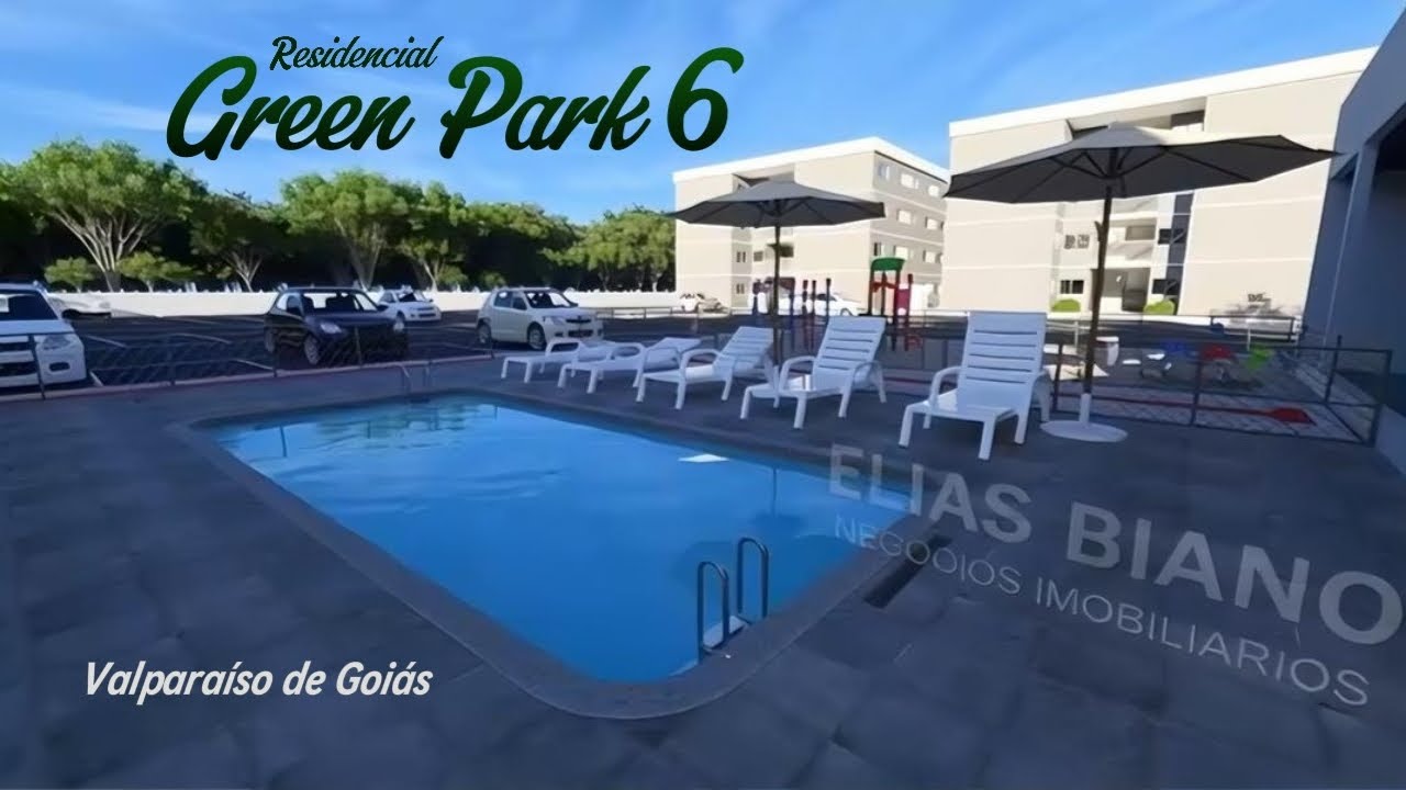 Residencial Green Park 6, Parque Esplanada 2, Valparaíso de Goiás. Apartamentos Novos.