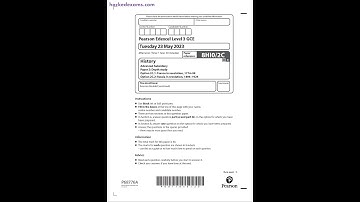 Pearson EDEXCEL As History Paper 2 2023 8hi0 2c Depth Study Option 2c1 France In Revolution 1774 99