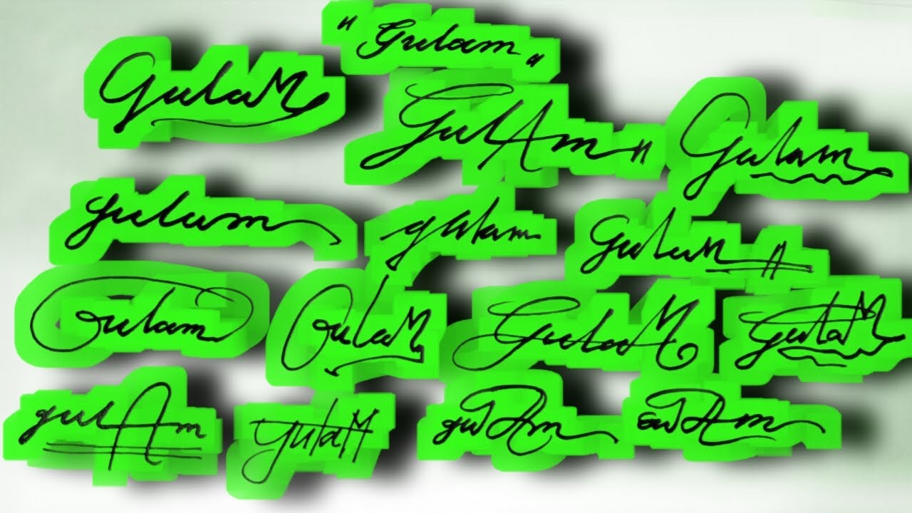 Signature - G | Free Customer Signature | G Signature 
