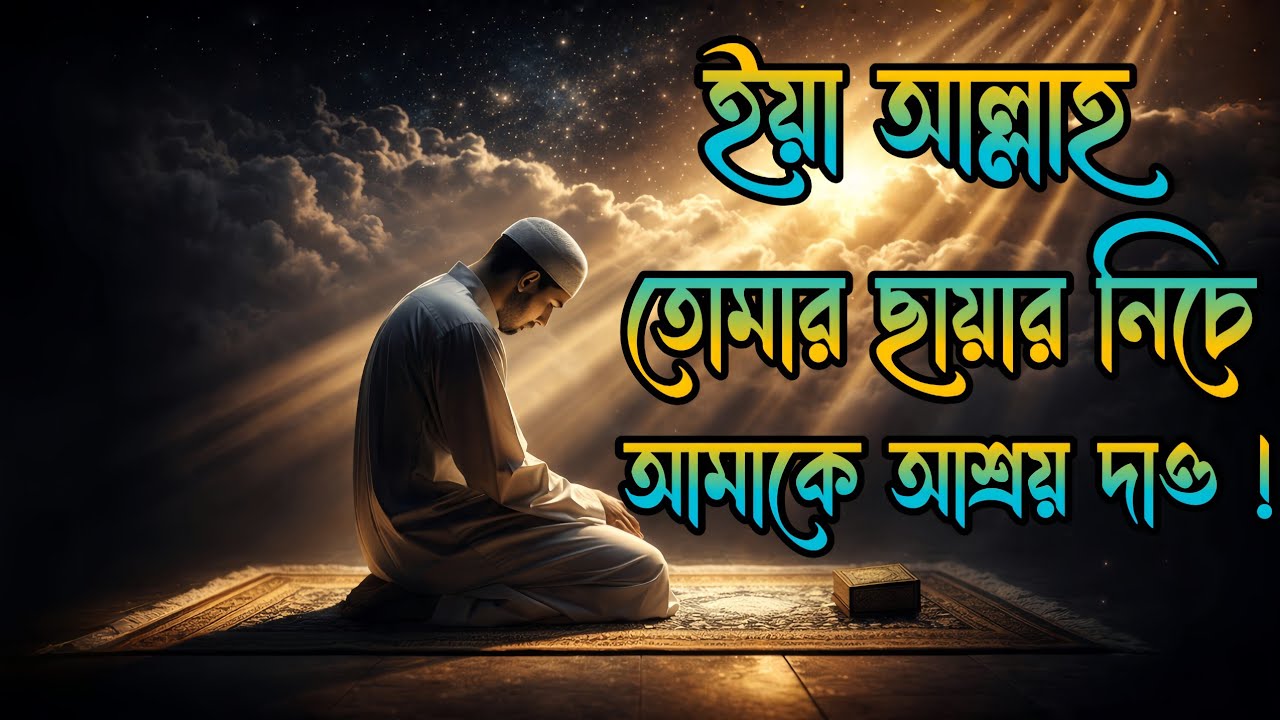 ইয়া রব, তোমার ছায়ার নিচে আমাকে আশ্রয় দাও | Islamic Motivational Story | life changing speech