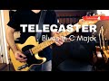 Telecaster Blues in C Major