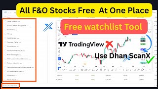 All 209 F&amp;O Stocks in One Place 🔥 | Free Dhan ScanX Alternative to TradingView