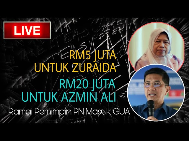 HRC LIVE!! - MP JASIN YANG HEBAT | LGE SAMAN ZURAIDA RM5 JUTA | AZMIN YAKIN PN YANG MENANG class=