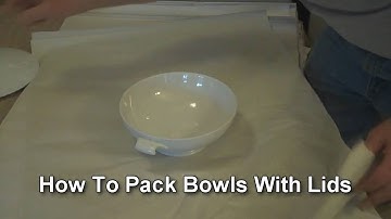 How To Pack Bowls With Lids - Video 14 of 16 - Kootenai Storage and Relocation
