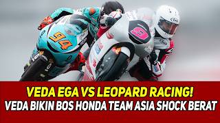 DIANGGAP BOCAH INGUSAN! VEDA EGA BUKTIKAN MENTAL BAJA LAWAN TIM RAKSASA LEOPARD RACING