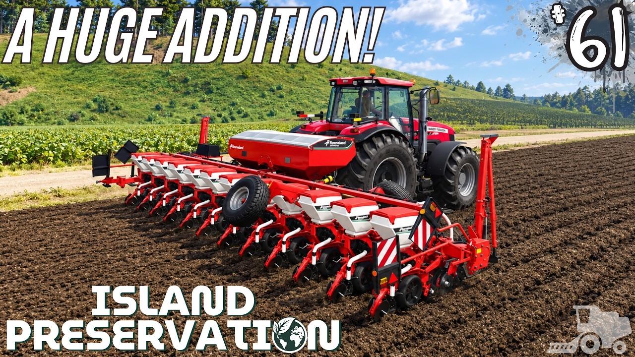 Putting the NEW planter to work! | Farming Simulator 25 - Ronida Island