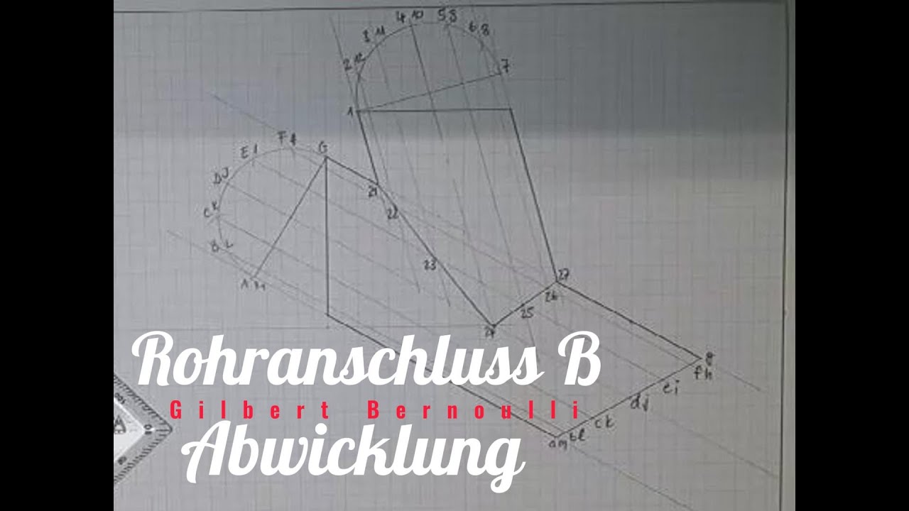 Abwicklung Rohranschluss B YouTube abwicklung-rohranschluss-b-youtube