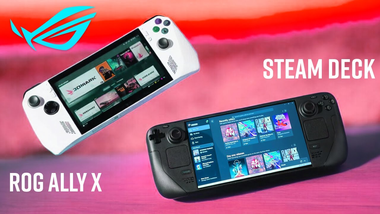 ROG Ally X Vs Steam Deck, Yes, The Newest Handheld King Is - YouTube