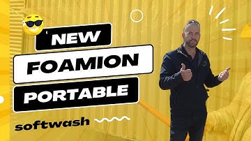 Foamion Portable SoftWash - Foaming SH @ Height with Minimal Overspray