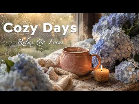 Cozy Days ☕️🕯️ Relaxing Rainy Tracks to Focus & Relax | Chill Mellow Pop
