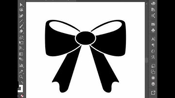 Adobe Illustrator Tutorials How to design a vector Bow Icon