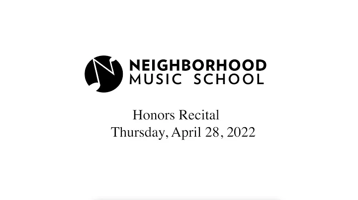 Honors Recital - Thursday, April 28, 2022