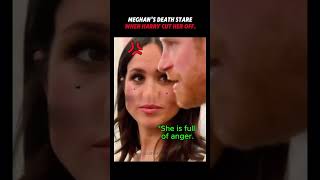 Meghan's Death Stare When Harry Cut Her Off. 👀💀 #meghanmarkle