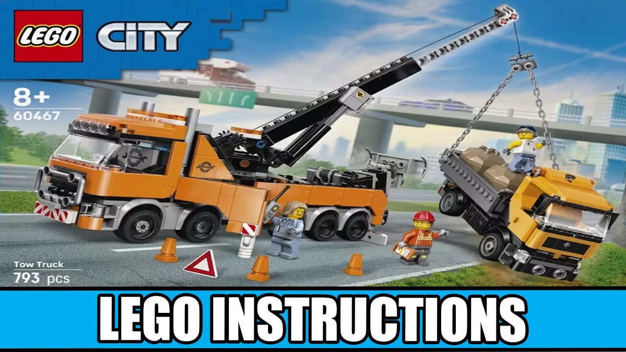 City - Tow Truck - Traffic LEGO instructions
