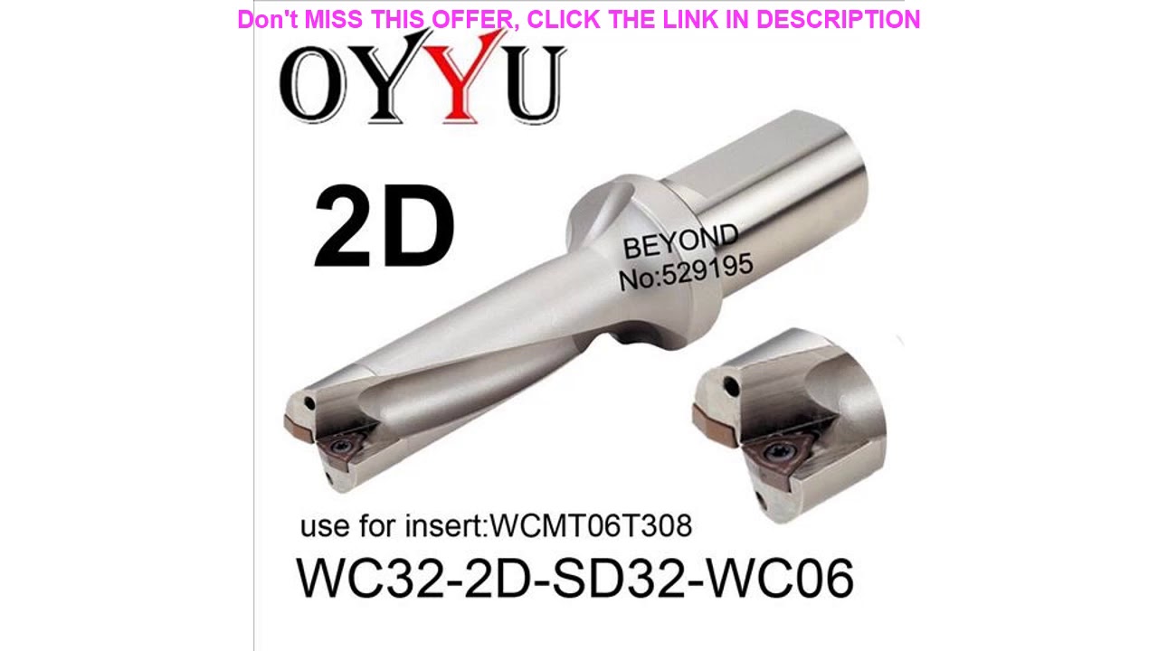 Best WC32-2D-SD32-WC06  WCindexable insert drill U Drilling Shallow Hole indexable insert drills Co